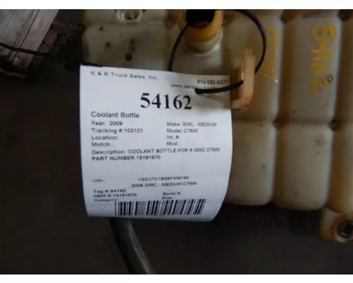 GMC - MEDIUM C6500 Radiator Overflow Bottle