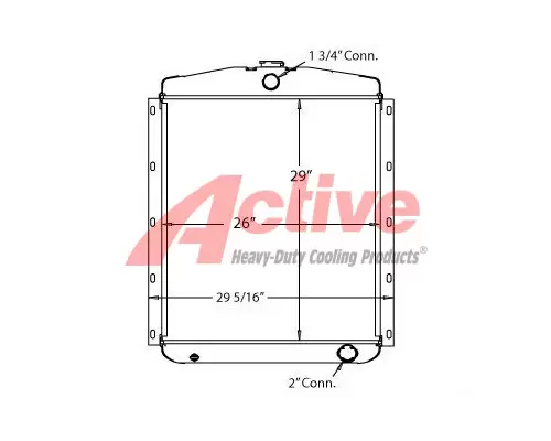 GMC Power Unit POWER UNIT Radiator