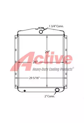 GMC Power Unit POWER UNIT Radiator