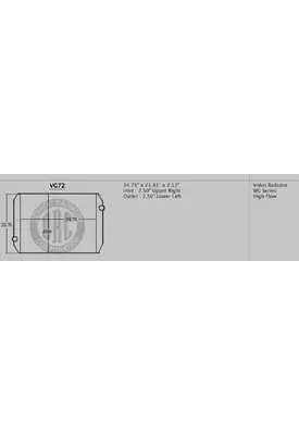 GMC/VOLVO/WHITE WG Radiator