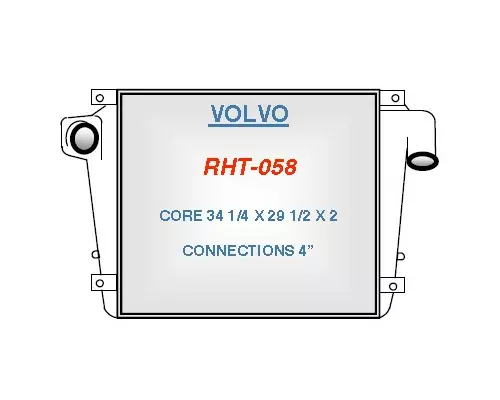 GMC/VOLVO/WHITE WIA ChargeAirCooler