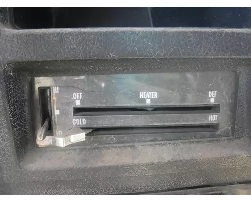 GMC C-SER Heater  AC Control