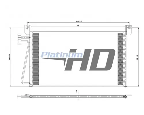 GMC C5500 Air Conditioner Condenser