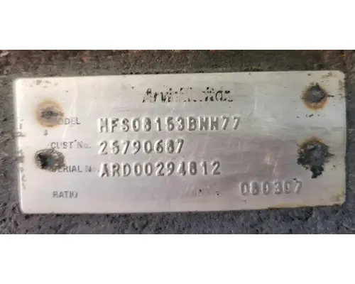 GMC C5500 Axle Assy, Fr (4WD)