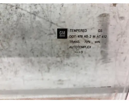 GMC C5500 Door Glass, Front