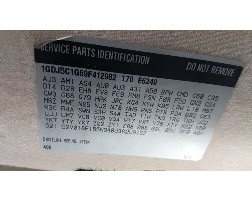 GMC C5500 Miscellaneous Parts