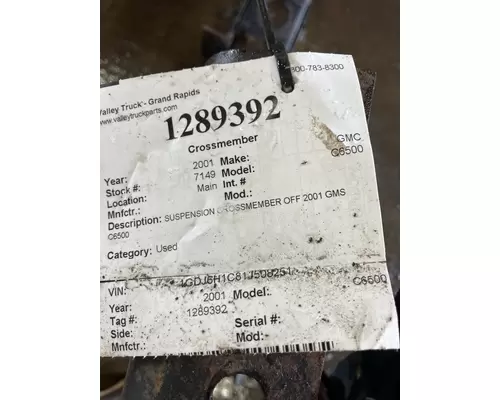 GMC C6500 Crossmember
