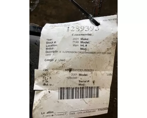 GMC C6500 Crossmember