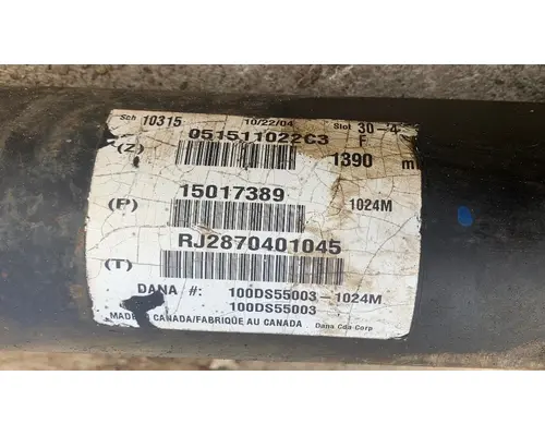 GMC C7500 Drive Shaft, Front