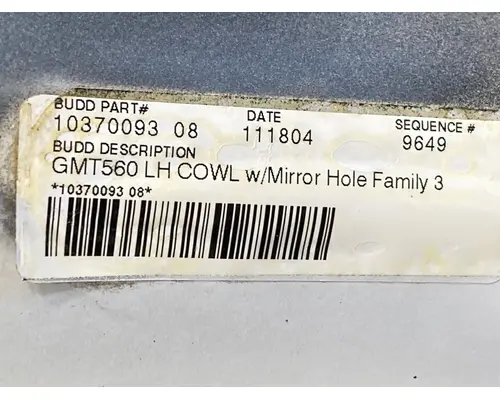 GMC C7500 Fender Extension