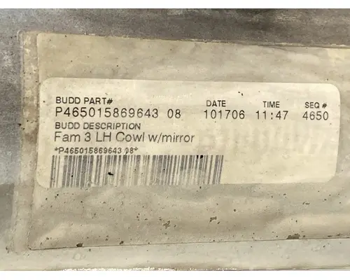 GMC C7500 Fender Extension