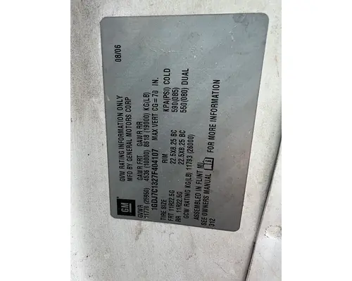 GMC C7 Door Assembly, Front