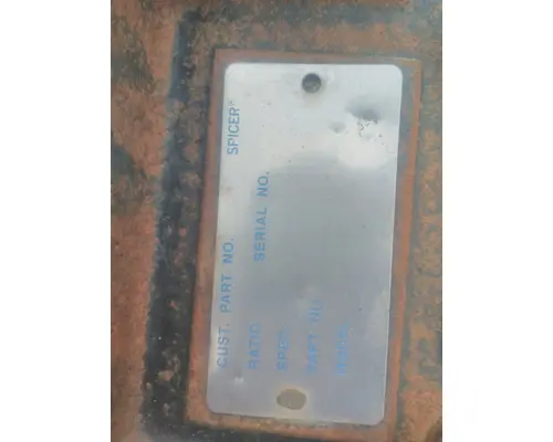 GMC CANNOT BE IDENTIFIED AXLE ASSEMBLY, REAR (REAR)