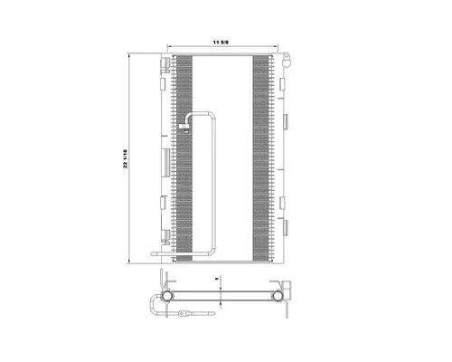 GMC T6500 AIR CONDITIONER CONDENSER