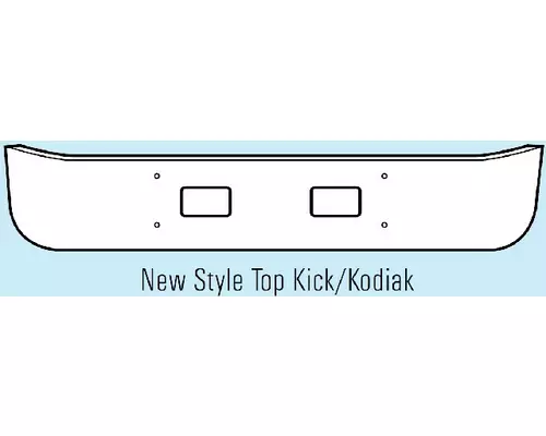 GMC TOPKICK Bumper Assembly, Front