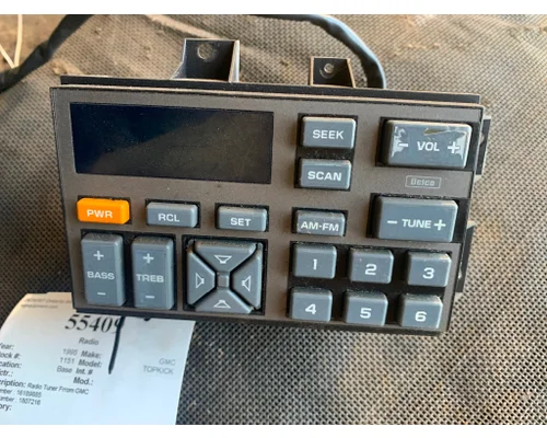 GMC TOPKICK Radio