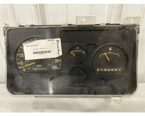 GMC W4500 Instrument Cluster