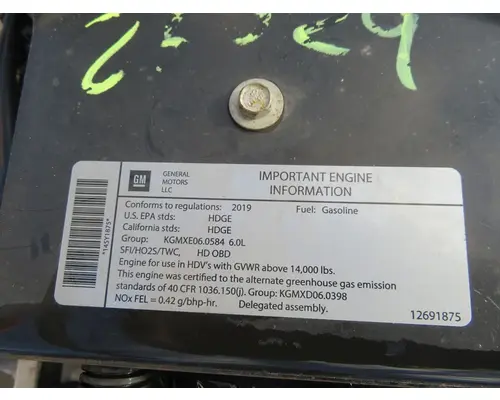 GM 6.0 GAS L96 Engine Assembly
