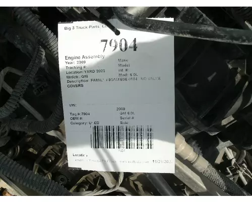 GM 6.0L Engine Assembly