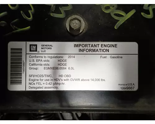 GM 6.0 Engine Assembly