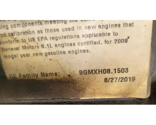 GM V8-8.1L-MFI-Vortec-Gasoline Engine Assembly