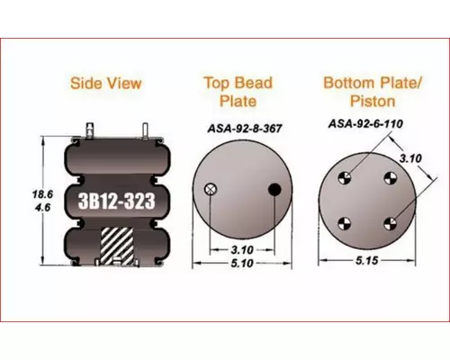 GOODYEAR 3B12-323 AIR BAG (SPRING)