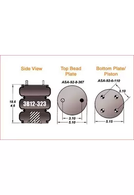 GOODYEAR 3B12-323 AIR BAG (SPRING)