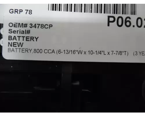 GRP 78 800 CCA BATTERY