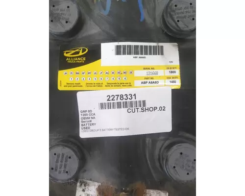 GRP 8D 1300 CCA BATTERY