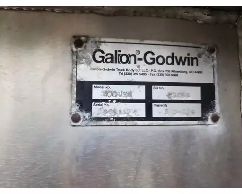 Galion-Godwin 10FT Box  Bed