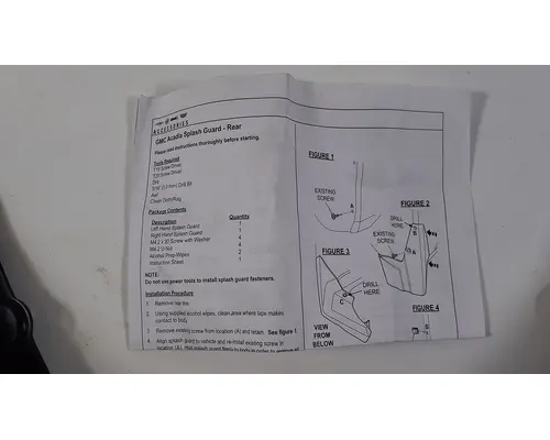 General Motors  Body Parts, Misc.