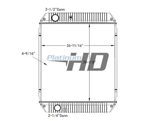 Radiator GILLIG TRANSIT COACH SCHOOL BUS LKQ Plunks Truck Parts And Equipment - Jackson