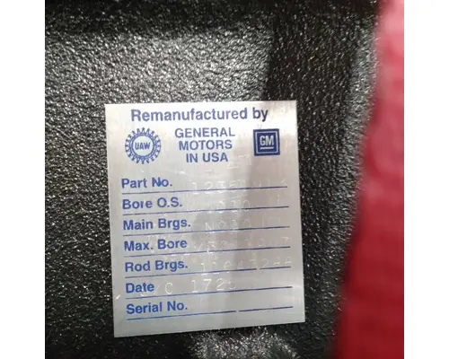 Gm  Engine Assembly