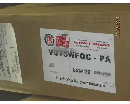 Radiator GMC/VOLVO/WHITE VNL660 Valley Heavy Equipment