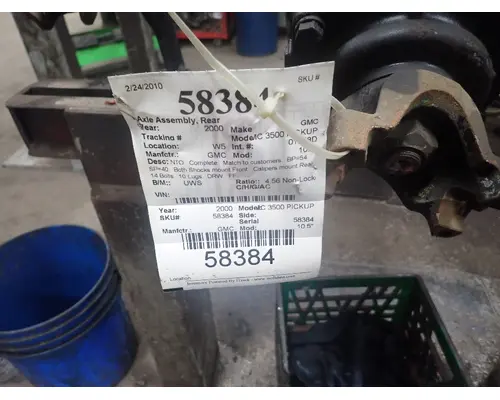 Axle Assembly, Rear (Single Or Rear) GMC 10.5" Michigan Truck Parts