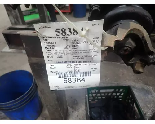 Axle Assembly, Rear (Single Or Rear) GMC 10.5" Michigan Truck Parts