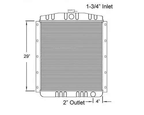 Radiator GMC C3500HD LKQ Western Truck Parts