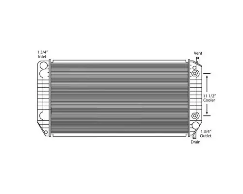 Radiator GMC C4500 LKQ Heavy Duty Core