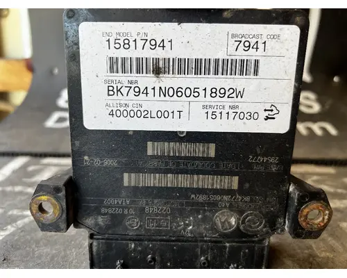 ECM (Transmission) GMC C5500 DTI Trucks