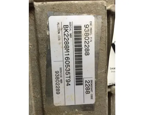 ECM (Transmission) GMC C7500 DTI Trucks