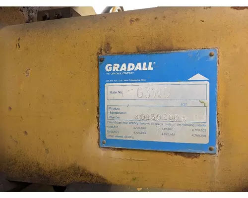 Gradall G3WD Excavator Equipment (Whole Vehicle)