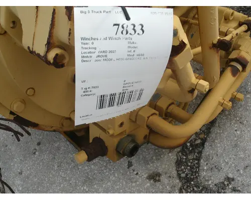 Winches And Winch Parts GROVE H030 Big 3 Truck Parts, LLC