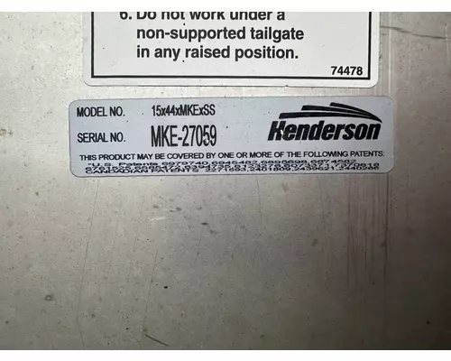 HENDERSON Mark E 15