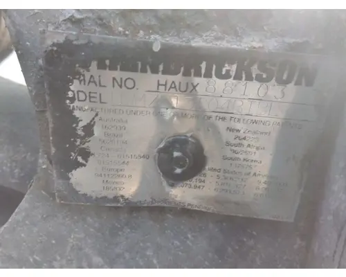 HENDRICKSON NON-STEER AXLE, PUSHER