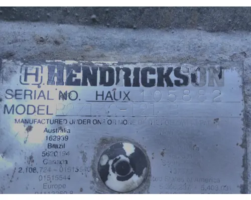 HENDRICKSON NON-STEER AXLE, PUSHER
