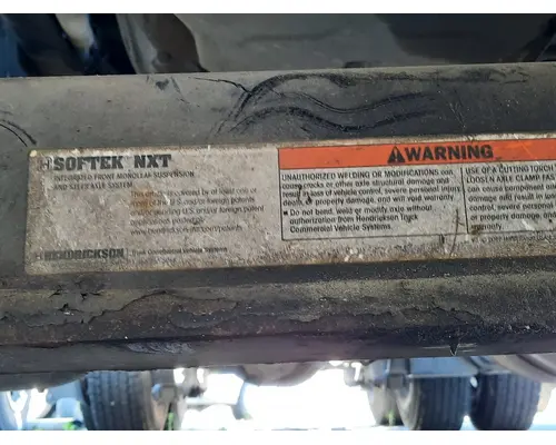 HENDRICKSON SOFTEK NXT AXLE ASSEMBLY, FRONT (STEER)