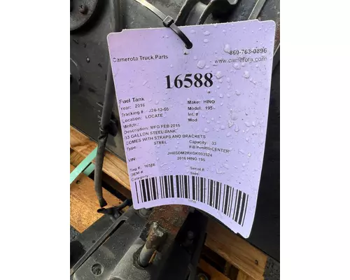 HINO 195 Fuel Tank