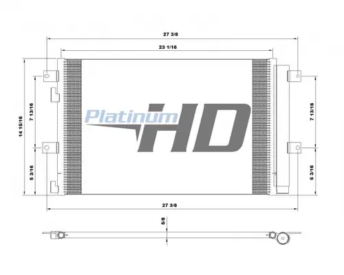 HINO 238 AIR CONDITIONER CONDENSER