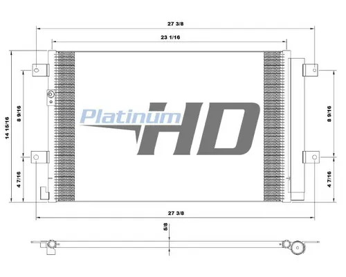 HINO 238 AIR CONDITIONER CONDENSER