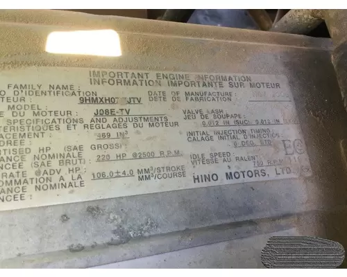 HINO 238 Vehicle For Sale